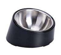SuperDesign Gamelle inclinée à 15 ° pour Chiens et Chats, mangeoire pour Bouledogue à Angle incliné, antidérapante et Anti-déversement, Plus Facile à Atteindre la Nourriture M/1 Tasse lac Bleu