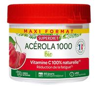 Superdiet Acérola 1000 Bio 60 comprimés à croquer
