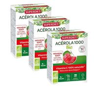 Superdiet Acérola 1000 Bio Lot de 3 x 24 comprimés