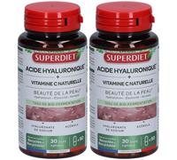 Superdiet Acide hyaluronique vitamine C éclat et hydratation - 10% avec le code: 926CE Capsule(S) 2x90 pc(s)