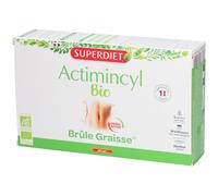 SUPERDIET - ACTIMINCYL BIO - Brûle graisse - Phytothérapie - Fabrication Française - 20 ampoules 15 ml