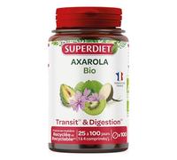 Super Diet – Comprimés Axarola Mauve Bio & Vegan – Transit & Digestion – 100 comprimés