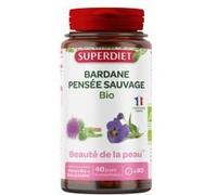 Superdiet Bardane Pensée Sauvage Bio 80 comprimés