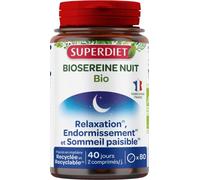 SuperDiet Biosereine Passiflore, Houblon, Mélisse 80 comprimés 380gr