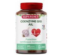 Super Diet Complément alimentaire Coenzyme Q10 + Ail Cardiovasculaire 180 gélules