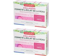 Superdiet Collagène fermeté éclat peau goût fruité Solution Orale 2x20x10 ml