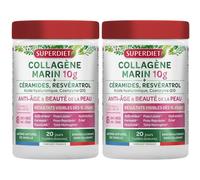 Superdiet Collagène Marin - Anti-âge & beauté de la peau - 10% avec le code: 926CE Poudre Pour La Préparation D'Une Solution 2x210 g