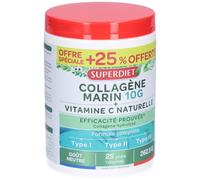 Superdiet Collagène Marin Vitamine C Naturelle Poudre 241 g