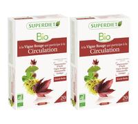 SUPERDIET Complex Vigne Rouge Bio Circulation 1 Ampoule(S) Buvable(S) 2x20x15 ml