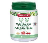 Superdiet - SUPERDIET - MULTIVITAMINES ET MINERAUX - Nutrithérapie - 150 gélules Vitamines 67 g unisex