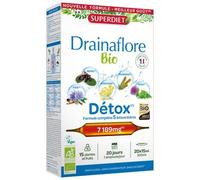 Superdiet Drainaflore Bio 20 Ampoules