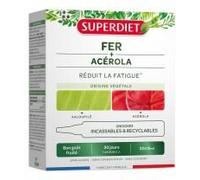 Superdiet Fatigue Fer Acérola - Cure de 20 jours