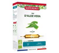 SuperDiet Pur Jus d'Aloe vera 20 ampoules de 10ml soit 200ml