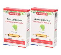 Superdiet Ginkgo Bilboa Ampoule(S) 2x200 ml