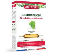 SuperDiet Ginkgo Biloba Circulation et Mémoire 20x10ml