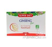 Superdiet Ginseng Bio - 20 Ampoules De 15ml