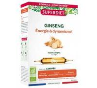 Superdiet Ginseng Énergie & Dynamisme Bio 20 Ampoules - Boîte 20 ampoules de 10 ml