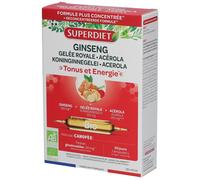 Superdiet Ginseng - Gelée Royale Acérola Ampoule(S) 20x10 ml