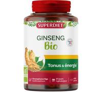 SUPERDIET - GINSENG PANAX CA MEYER BIO - Tonus & Vitalité - Fabrication française - 150 gélules