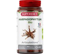 SUPERDIET - HARPAGOPHYTUM BIO - Articulations et mobilité - Phytothérapie - Fabrication française - 80 comprimés