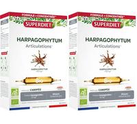 SuperDiet Harpagophytum bio Souplesse et Mobilité 20 ampoules de 10ml soit 200ml (Lot de 2)