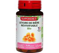 Superdiet Levure de Bière Revivifiable Bio 45 Gélules