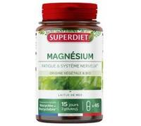 Superdiet Magnésium Bio 45 Gélules - Pot 45 gélules de 411 mg
