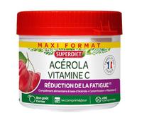 Superdiet Maxi Pot Acérola Vitamine C 90 comprimés sécables à croquer