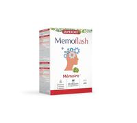 SUPERDIET - MEMOFLASH - Entretien de la mémoire - Renforce la concentration - Fabriqué en France - 60 gélules