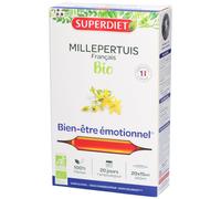 Superdiet Millepertuis Bio 20 Ampoules - Boîte 20 ampoules de 15 ml