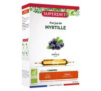 Superdiet Myrtille Bio 20 ampoules de 10ml