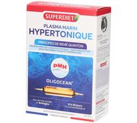 Oligocean Plasma Marin Hypertonique Principes Quinton 30x10ml