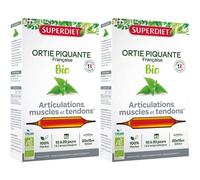 SUPERDIET Ortie piquante BIO Ampoules - 10% avec le code: 926CE Ampoule(S) 2x20x10 ml