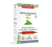 SUPERDIET - ORTIE PIQUANTE BIO - Articulations, muscles et tendons - Phytothérapie- Fabrication française - 20 ampoules de 15ml