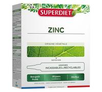 Super Diet Zinc Origine Végétale Unidoses 20x15ml