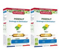 SUPERDIET - PISSENLIT BIO 2000 mg 20 ampoules de 10 ml Ampoule(S) Buvable(S) 2x20 pc(s)