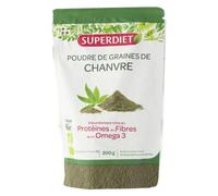 Superdiet Poudre de Graines de Chanvre 200g