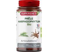 SUPERDIET Prêle - Harpagophytum Bio 10% avec le code: 926CE Comprimé(S) 80 pc(s)