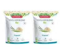 SUPERDIET Psyllium Blond BIO Poudre - 10% avec le code: 926CE 2x200 g