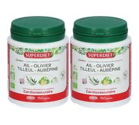 SUPERDIET Quatuor Ail Bio Cardiovasculaire Gélule - 10% avec le code: 926CE Capsule(S) 2x150 pc(s)