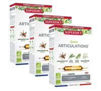 Superdiet Quatuor Articulations Bio Lot de 3 x 20 ampoules
