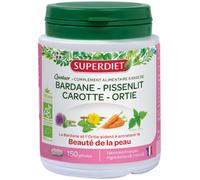 Superdiet Quatuor Beauté de la Peau Bio 150 Gélules - Cheveux, peau, ongles - Pharmacie en ligne LaSante.net