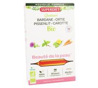 Superdiet Quatuor Beauté de la Peau Bio 20 ampoules