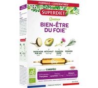Super Diet Quatuor Bien-être du foie Bio 20 ampoules