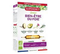 Superdiet Quatuor Bio Bien-Etre du Foie 20 ampoules de 10ml
