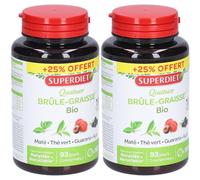Superdiet Quatuor Brûle-Graisse Bio - 10% avec le code: 926CE Comprimé(S) 2x187 pc(s)