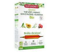 Superdiet Quatuor Brûle-Graisse Bio 20 Ampoules - Boîte 20 ampoules de 15 ml