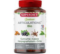 SUPERDIET Quatuor Curcuma Bio Articulations Gélule capsule(s) 150 pc(s)