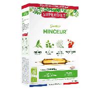 Superdiet - Quatuor Minceur Bio - 20 ampoules de 10 ml