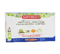 Superdiet Quatuor Passiflore Sommeil Paisible Bio 20 ampoules